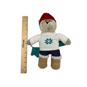 2006 Starbucks Coffee Bearista Plush Teddy Bear 51st Edition Winter Red Missing